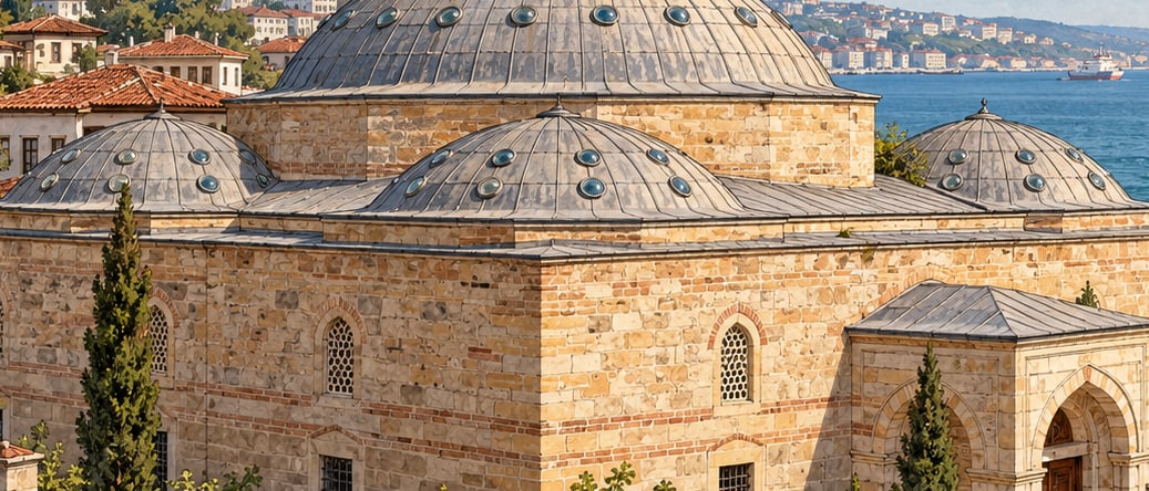 Historical Yalı Bath çizimi, Tekirdağ
