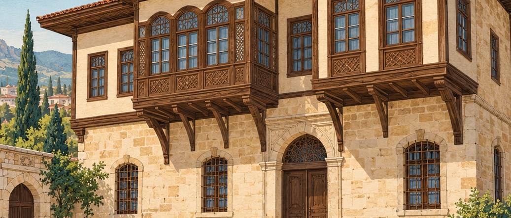 Tartan Mansion çizimi, Karaman