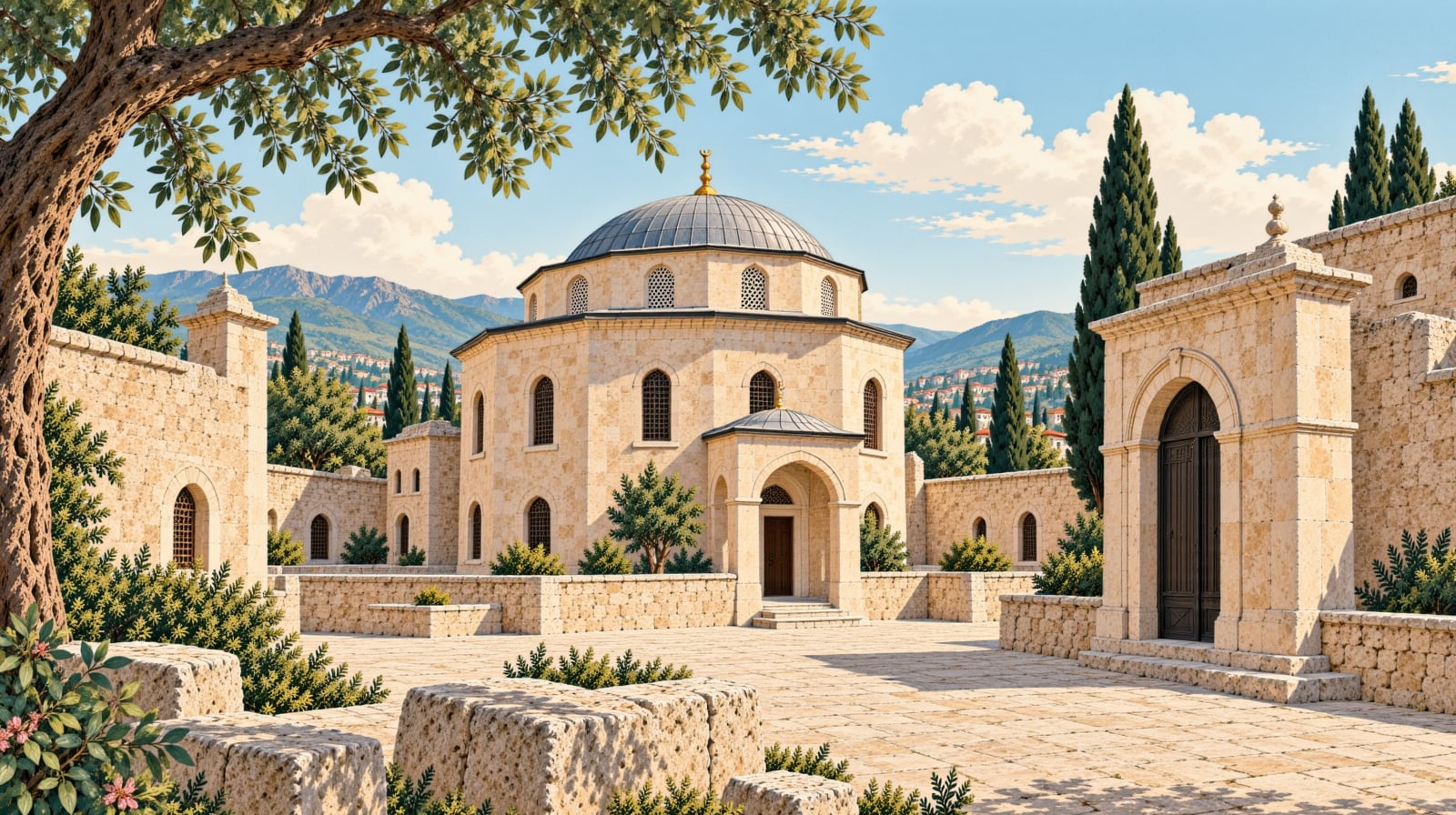 Stone Caravanserai çizimi, Kahramanmaraş