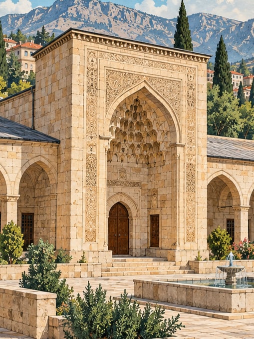 Zeichnung: Steinerne Medrese, Kahramanmaraş