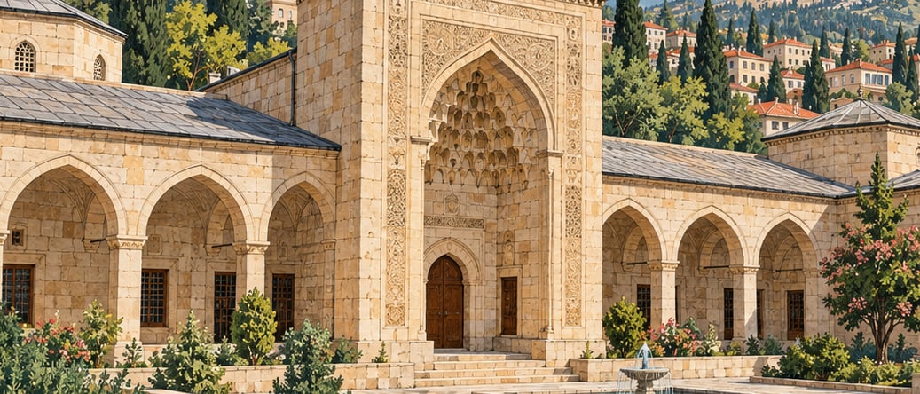 Stone Madrasa çizimi, Kahramanmaraş