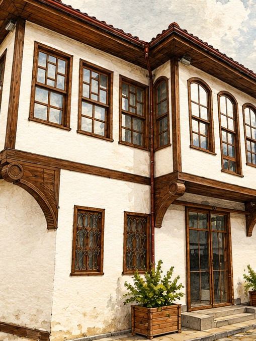 Zeichnung: Taş Mektep, Çankırı