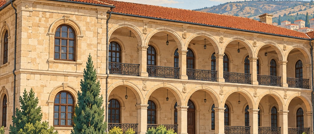 Taş Mektep / Hacı Taşan Cultural Centre çizimi, Kırıkkale