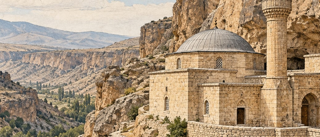 Taşkale Taşmescit çizimi, Karaman