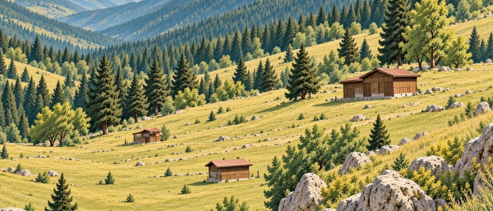 Taşköprü Plateau çizimi, Gümüşhane