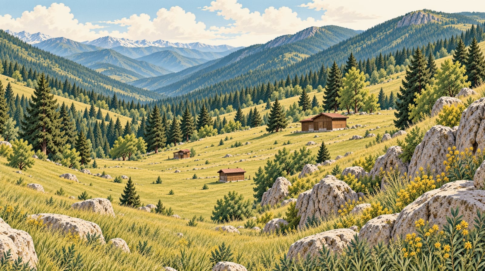 Taşköprü Plateau çizimi, Gümüşhane