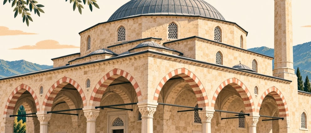 Tavşanlı Great Mosque çizimi, Kütahya