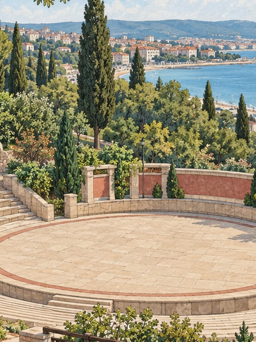 Zeichnung: Ungarischer Park Tekirdağ, Tekirdağ