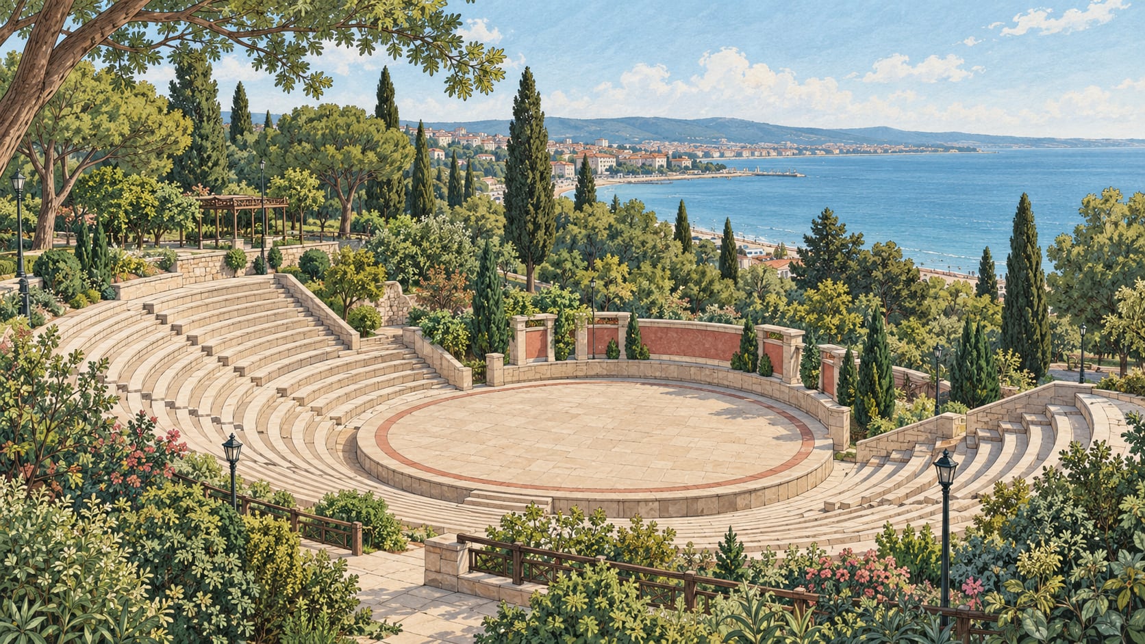 Tekirdağ Hungarian Park çizimi, Tekirdağ