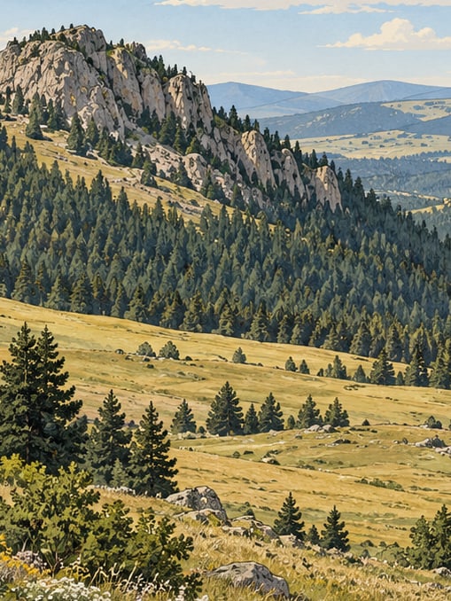 Zeichnung: Naturpark Tekkedağı, Ankara