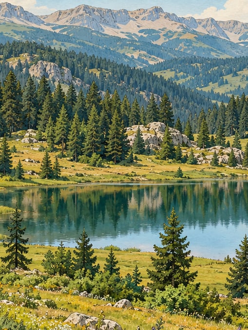 Zeichnung: Naturpark Telme, Gümüşhane