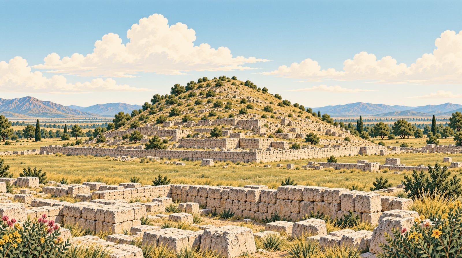 Tepebağ Mound çizimi, Adana