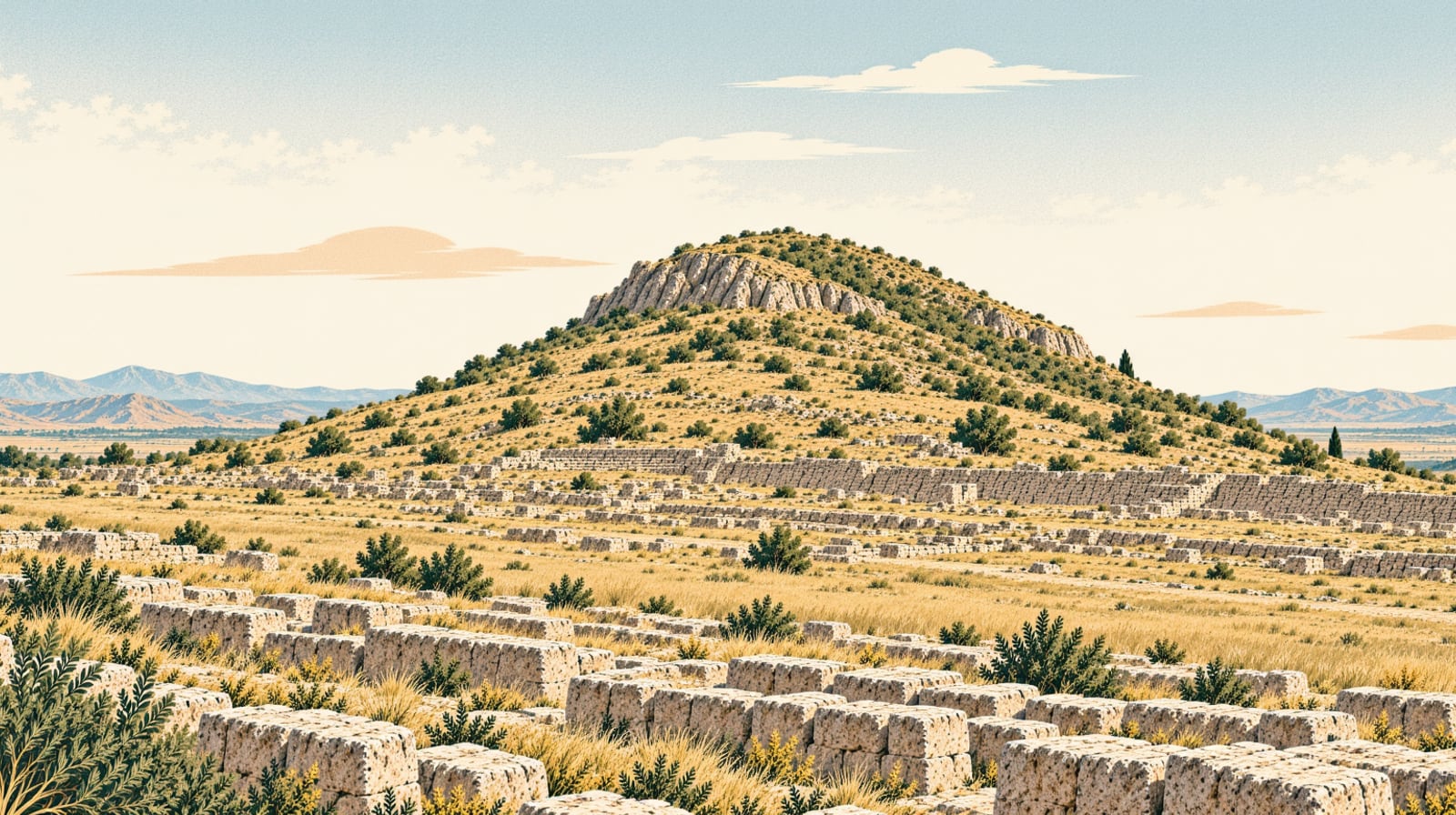Tepecik Mound çizimi, Aydın