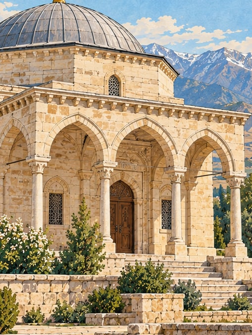 Zeichnung: Terzibaba-Grabmal, Erzincan