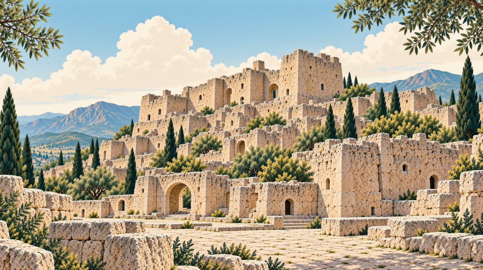 Tıkızlı Castle çizimi, Muş