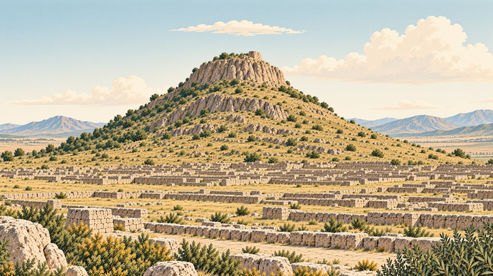 Til Mound çizimi, Tunceli