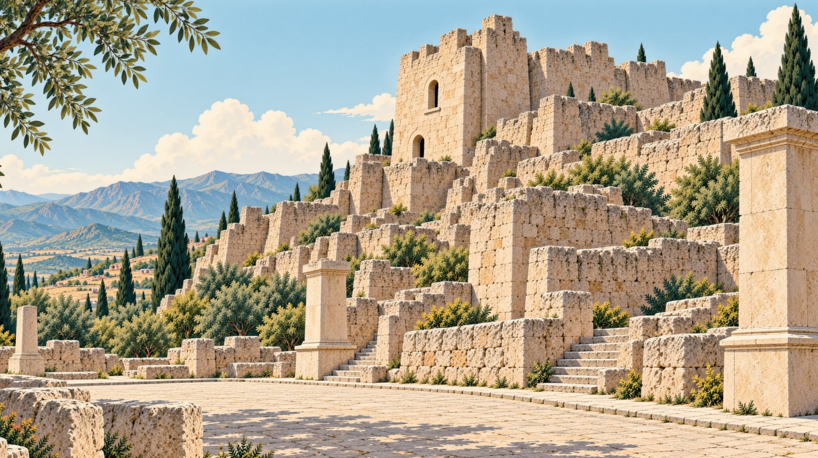 Tillo Castle çizimi, Siirt