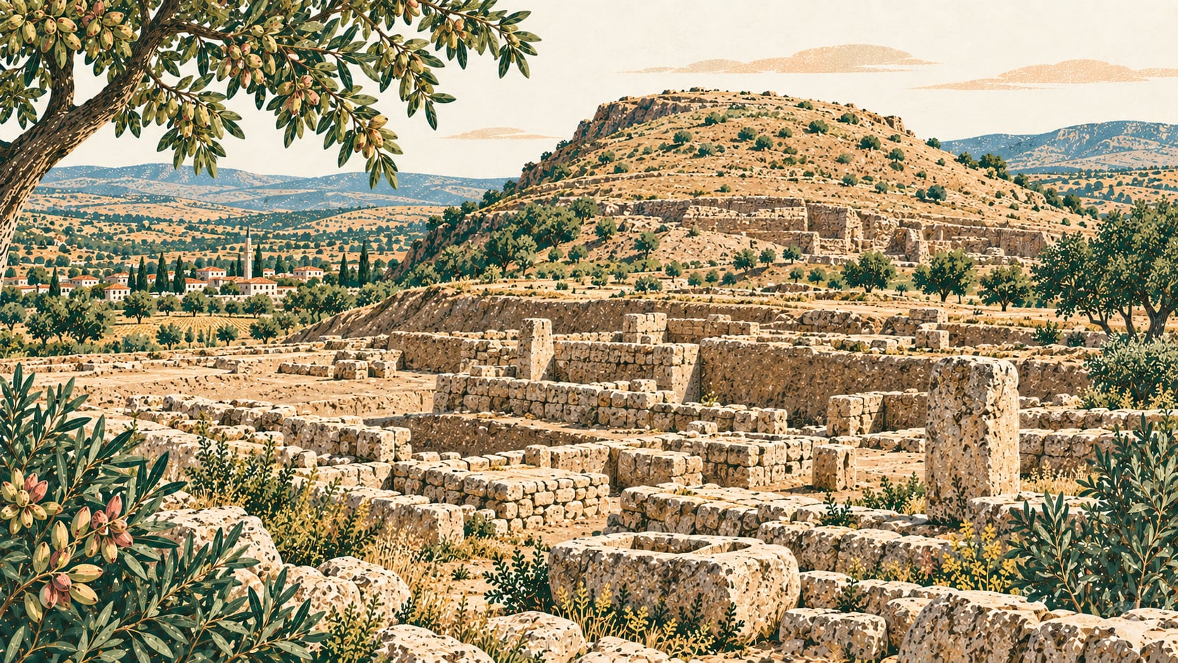 Tilmen Höyük çizimi, Gaziantep