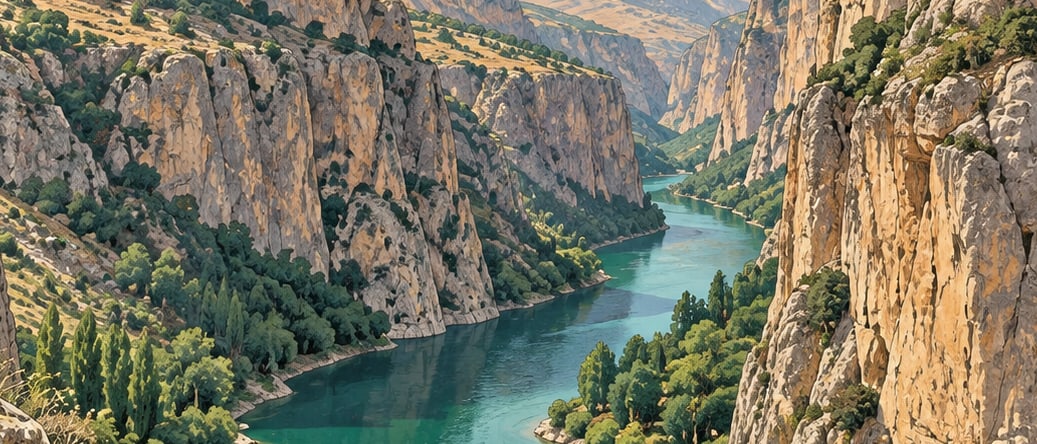 Tohma Canyon çizimi, Malatya