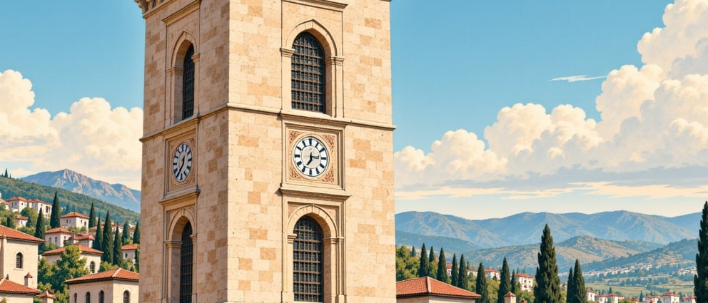 Tokat Clock Tower çizimi, Tokat