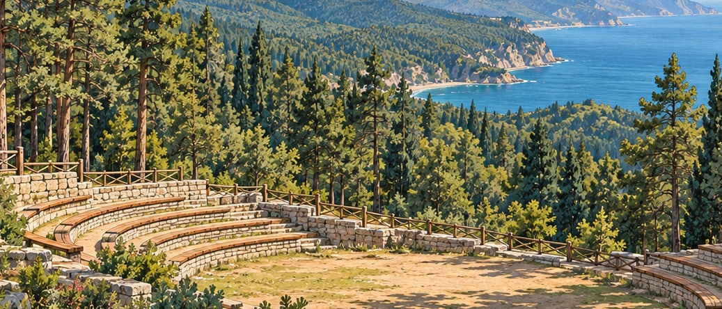 Topalçam Nature Park çizimi, Sinop