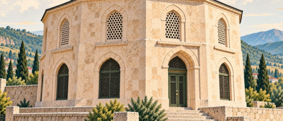 Topçu Baba Tomb çizimi, Kırklareli