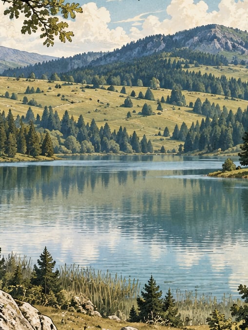 Zeichnung: Torkul-Teich, Düzce