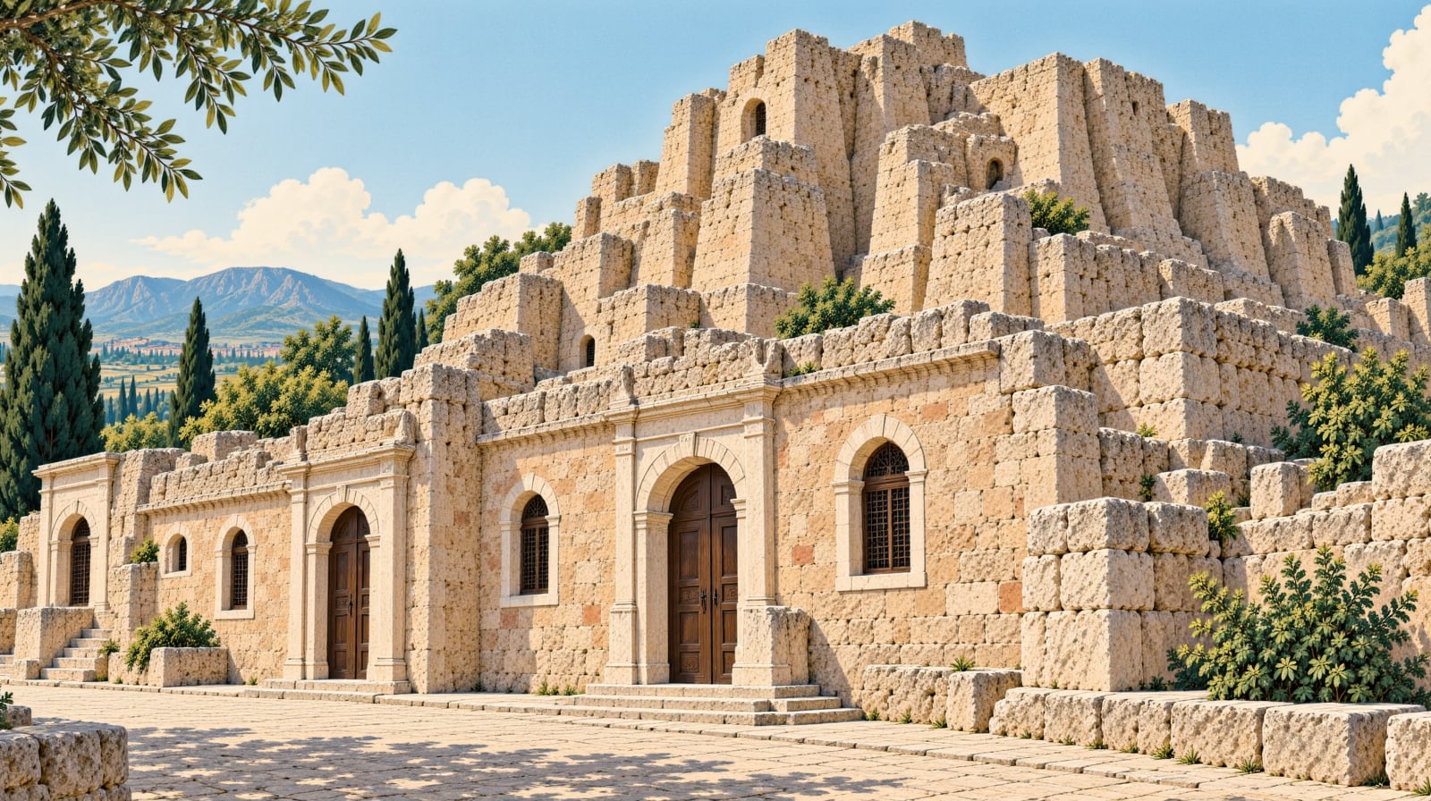 Torul Castle çizimi, Gümüşhane