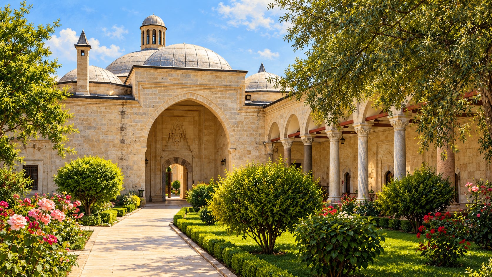 Trakya University II. Beyazıd Health Museum çizimi, Edirne