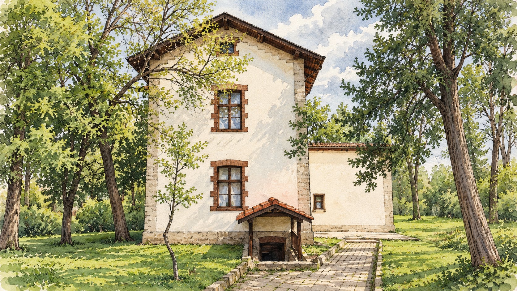 Trakya University İzzet Erbay Technology Museum çizimi, Edirne