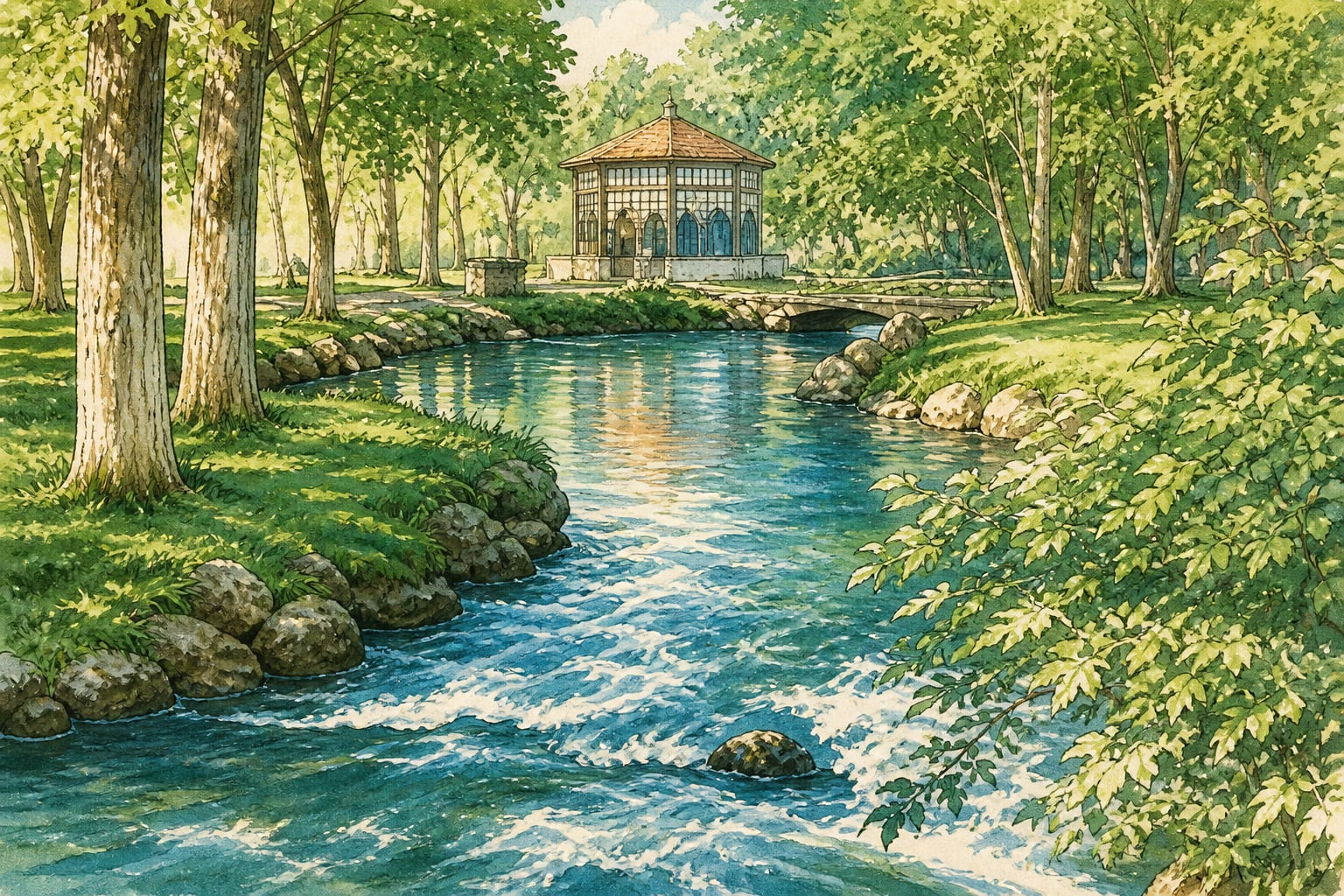 Türbin Recreation Area çizimi, Bilecik