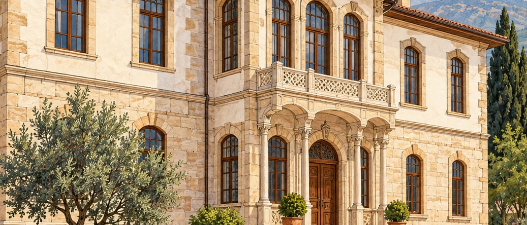 Turhan Alakent Alaşehir Congress Museum çizimi, Manisa
