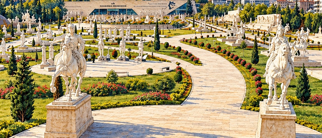 Turkish Historical Museum and Park çizimi, Ankara