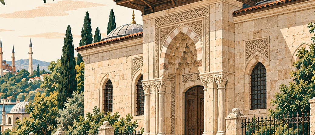 Türk Vakıf Hat Sanatları Müzesi çizimi, İstanbul