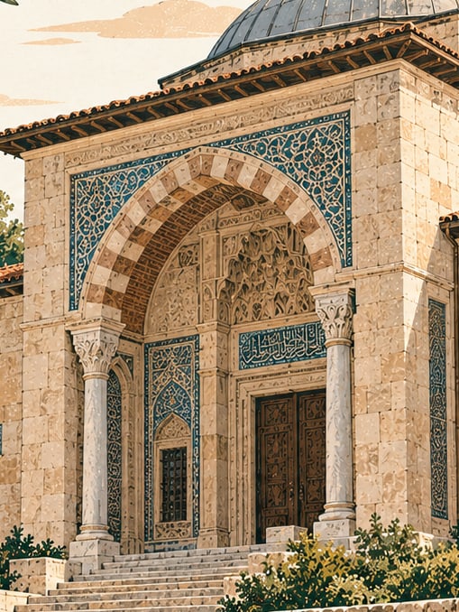 Türk ve İslam Eserleri Müzesi çizimi, İstanbul