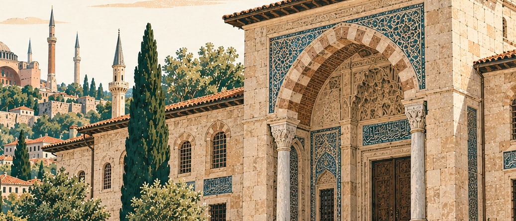 Türk ve İslam Eserleri Müzesi çizimi, İstanbul