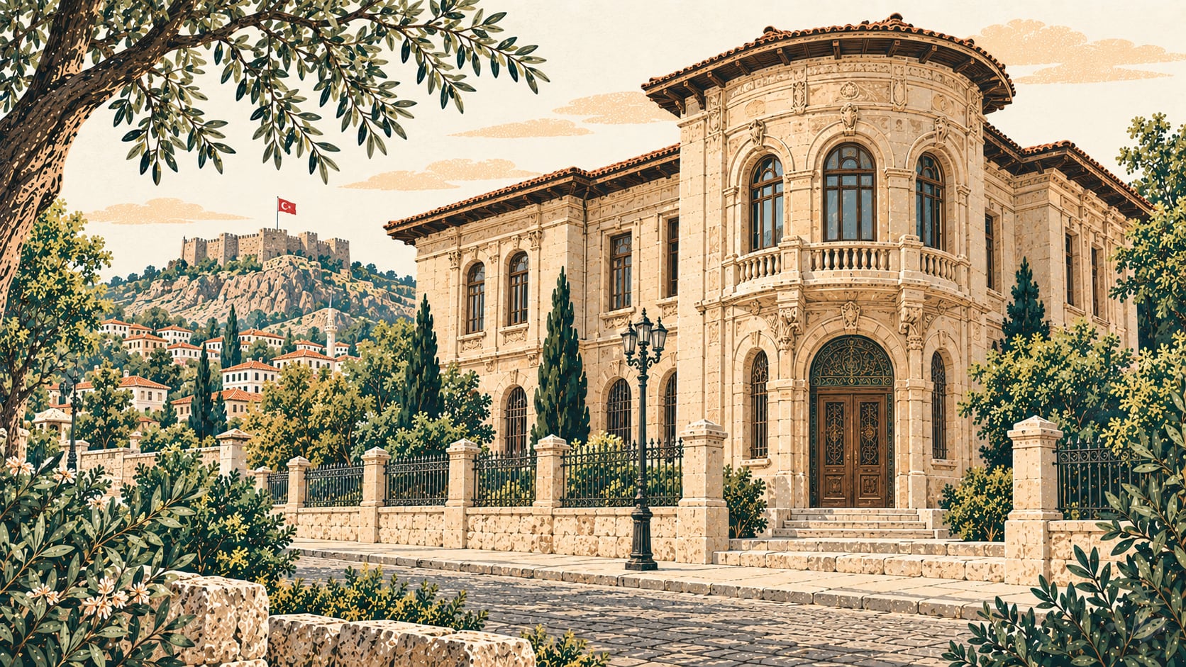 Türkiye İş Bankası İktisadi Bağımsızlık Müzesi çizimi, Ankara