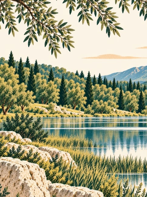 Zeichnung: Naturpark Türkmenbaşı, İstanbul