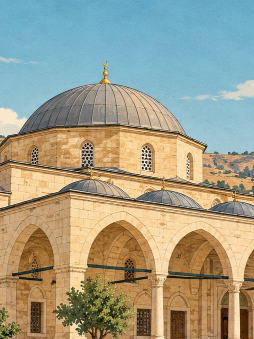 Zeichnung: Große Moschee von Tut, Adıyaman