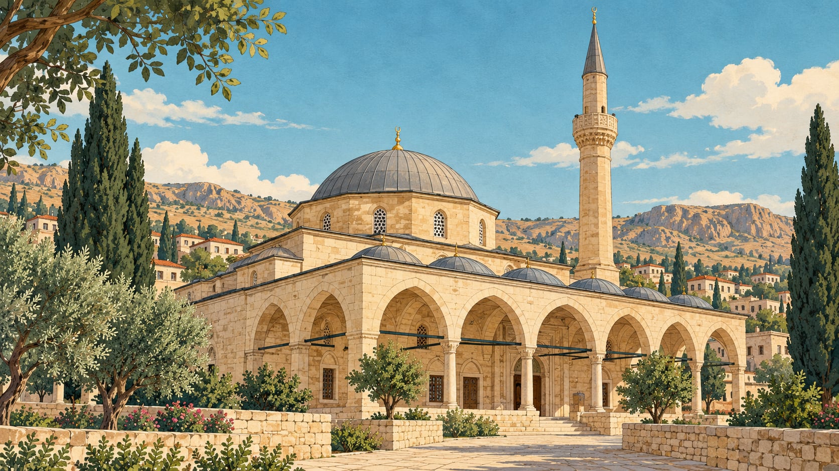 Tut Great Mosque çizimi, Adıyaman