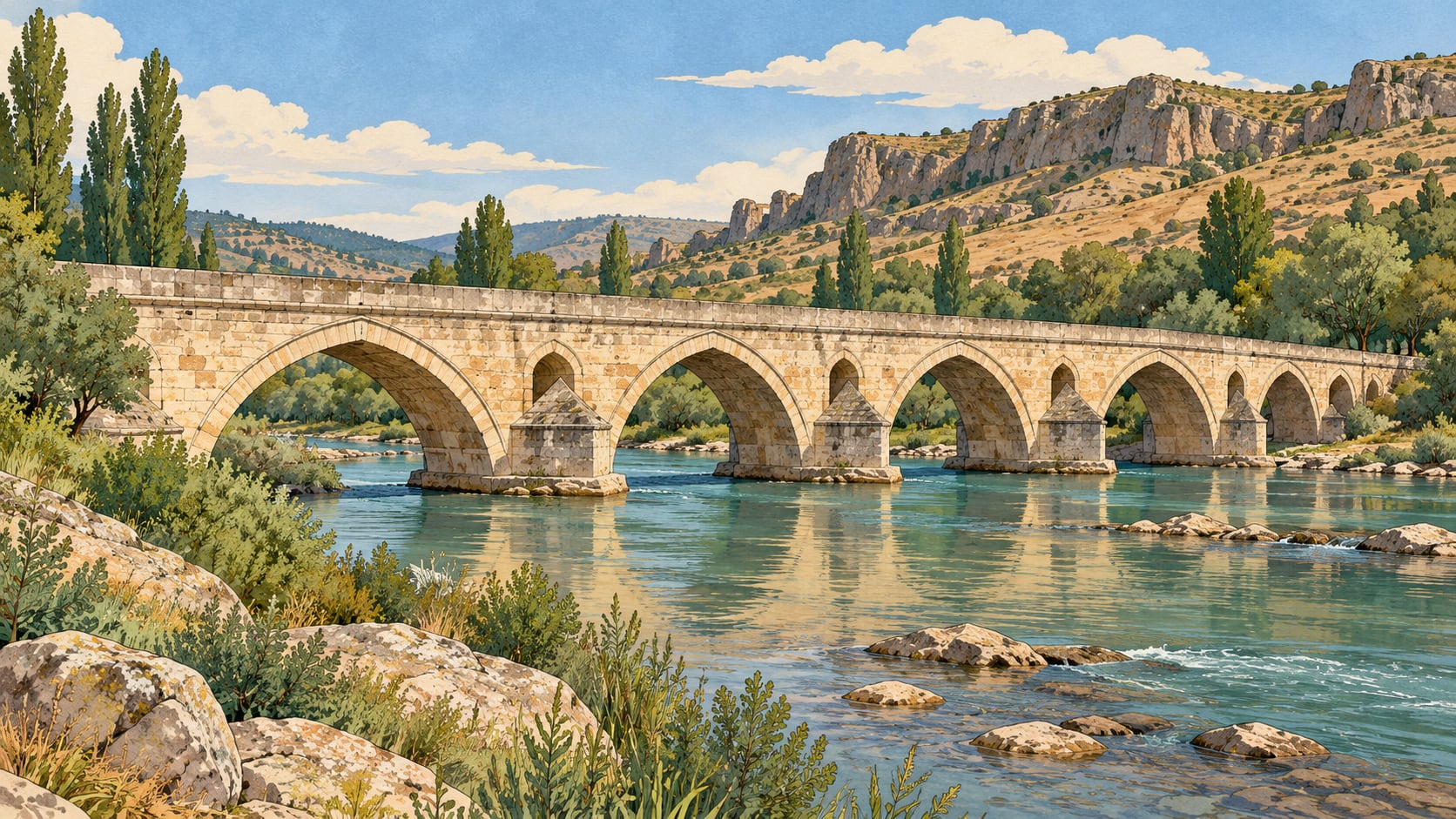 Tuzla Bridge çizimi, Yozgat