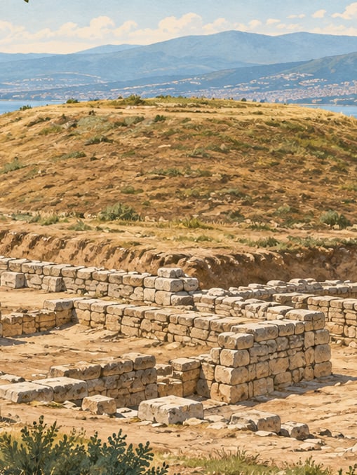 Zeichnung: Üç-Tepeler-Tumulus – İzmit, Kocaeli