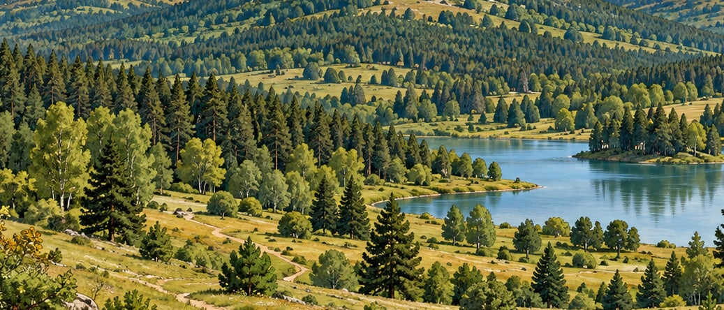 Üçtepeler Nature Park çizimi, Yozgat