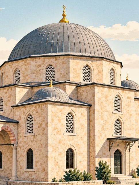 Zeichnung: Große Moschee, Van
