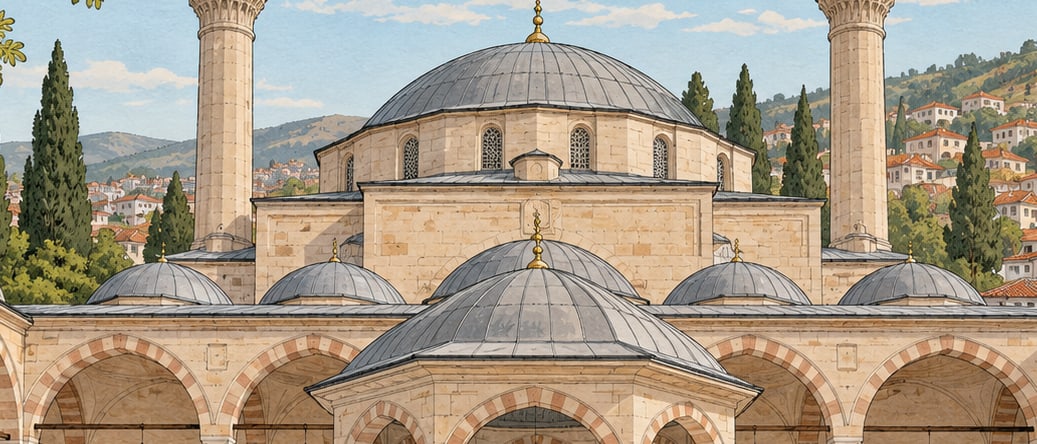 Great Mosque çizimi, Kütahya