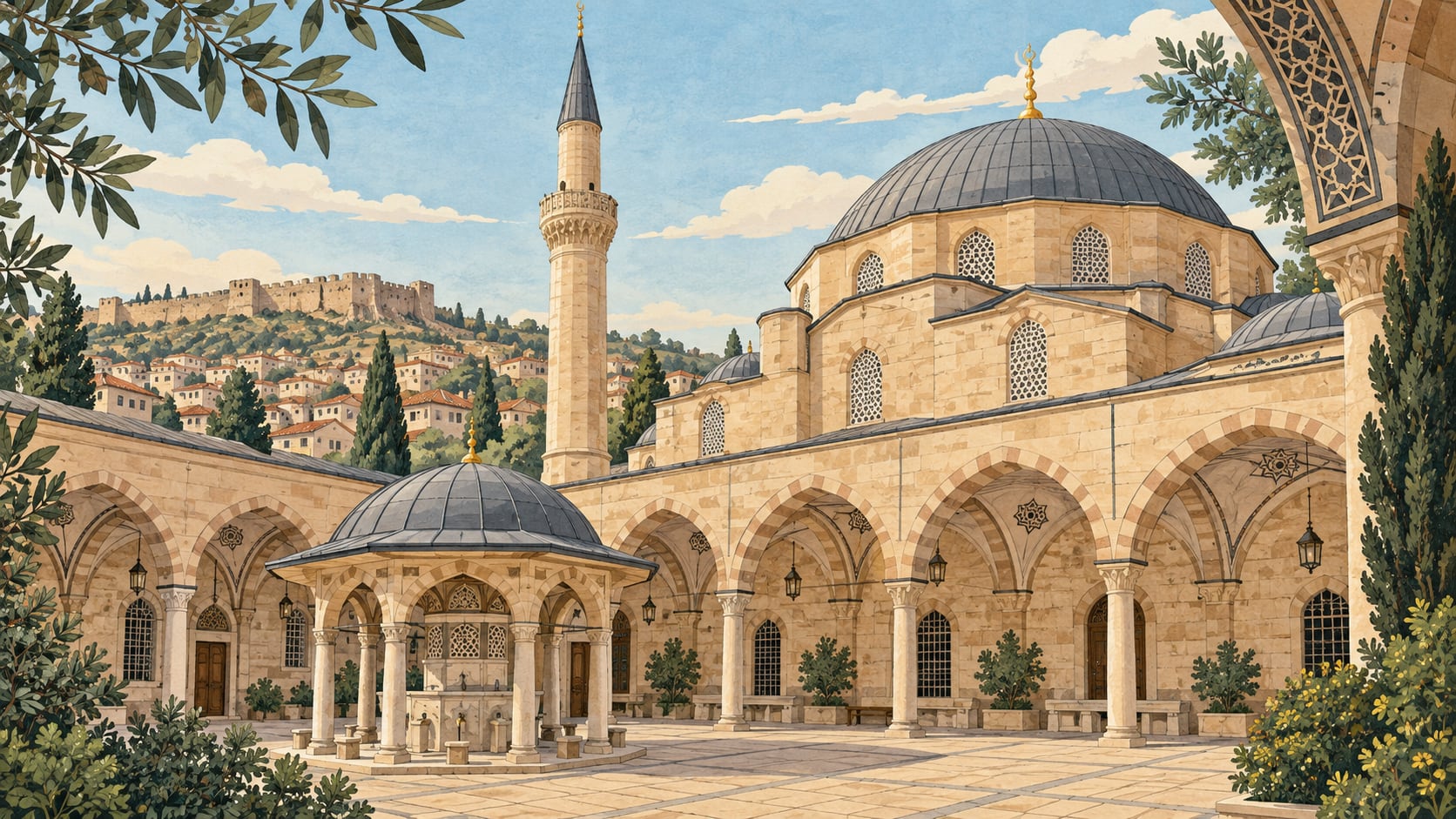 Great Mosque çizimi, Kilis