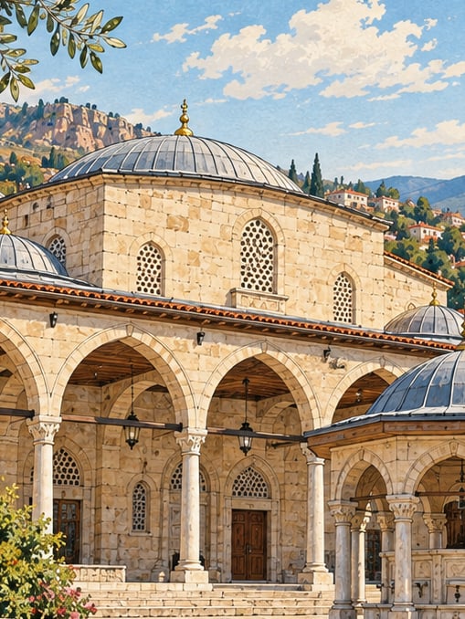 Zeichnung: Große Moschee, Kahramanmaraş