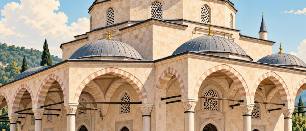 Great Mosque and Complex çizimi, Manisa
