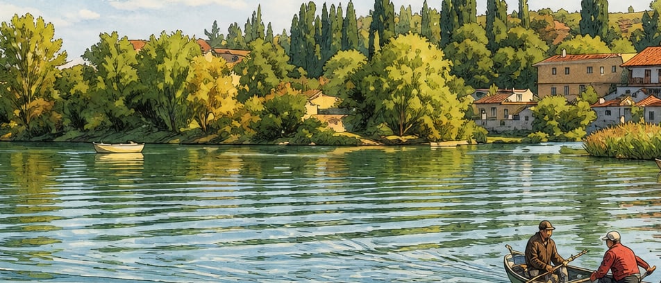 Uluabat Lake çizimi, Bursa