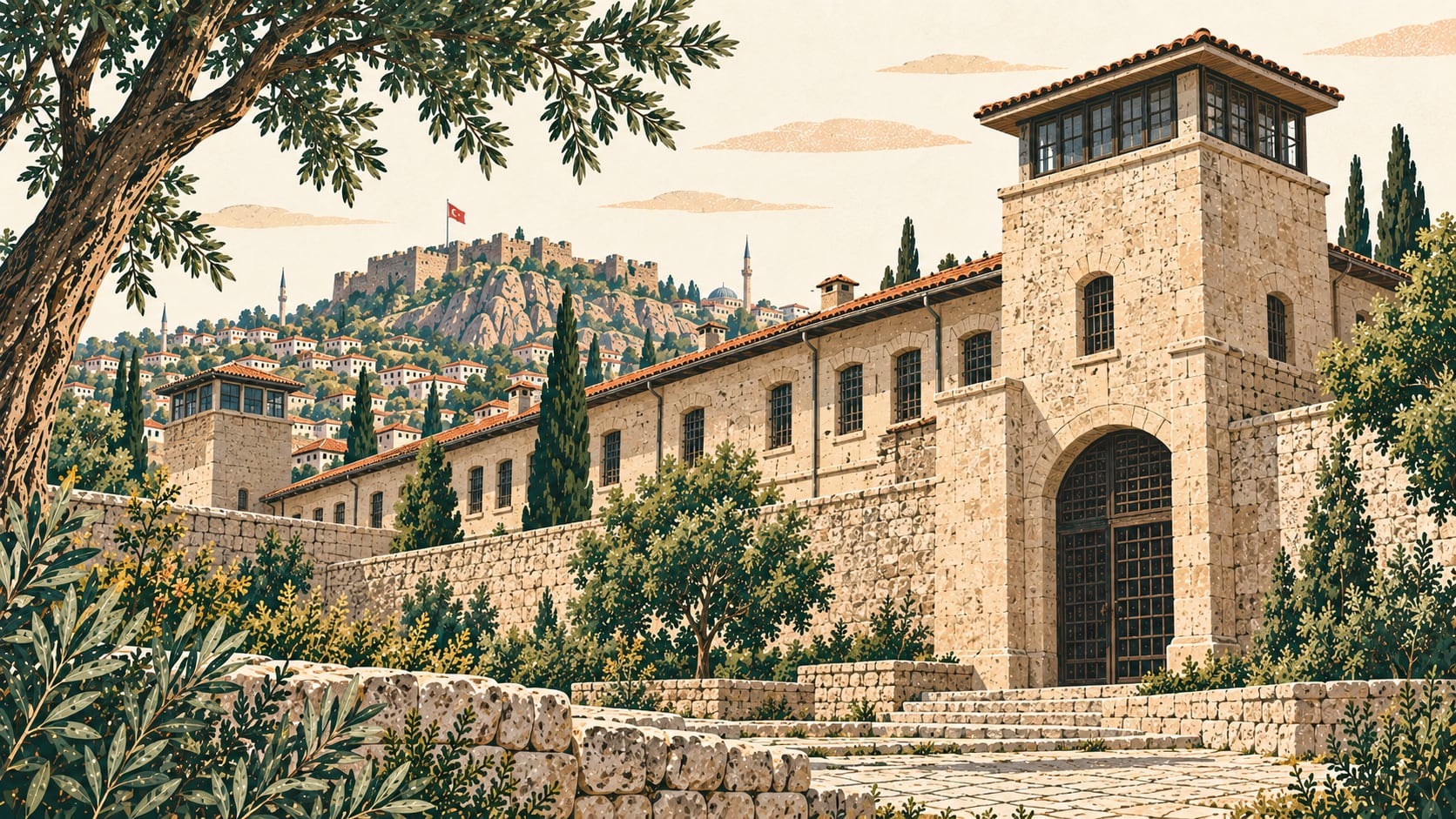 Ulucanlar Cezaevi Museum çizimi, Ankara